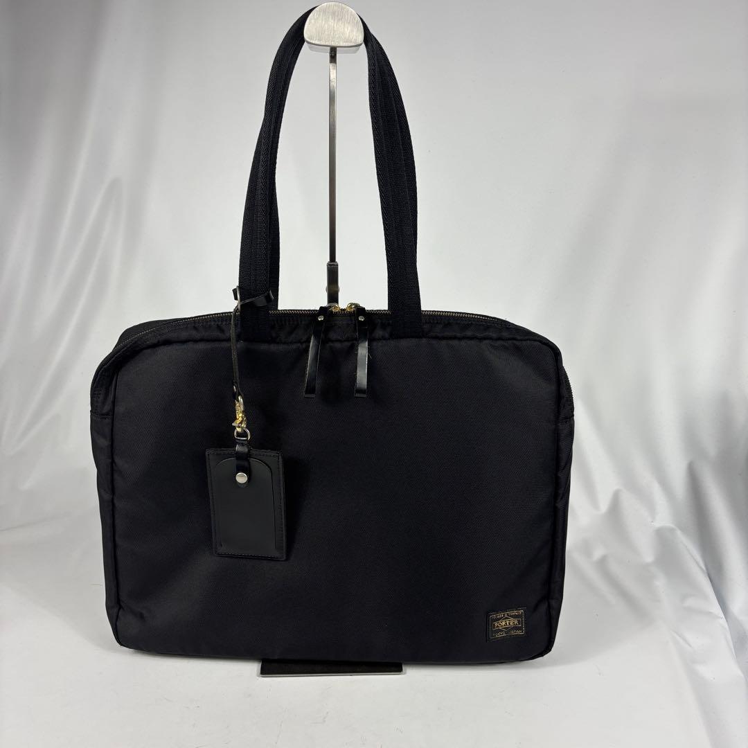 PORTER　ポーター ガール 　シア 薄型 　ビジネス 　トートバッグ 　黒