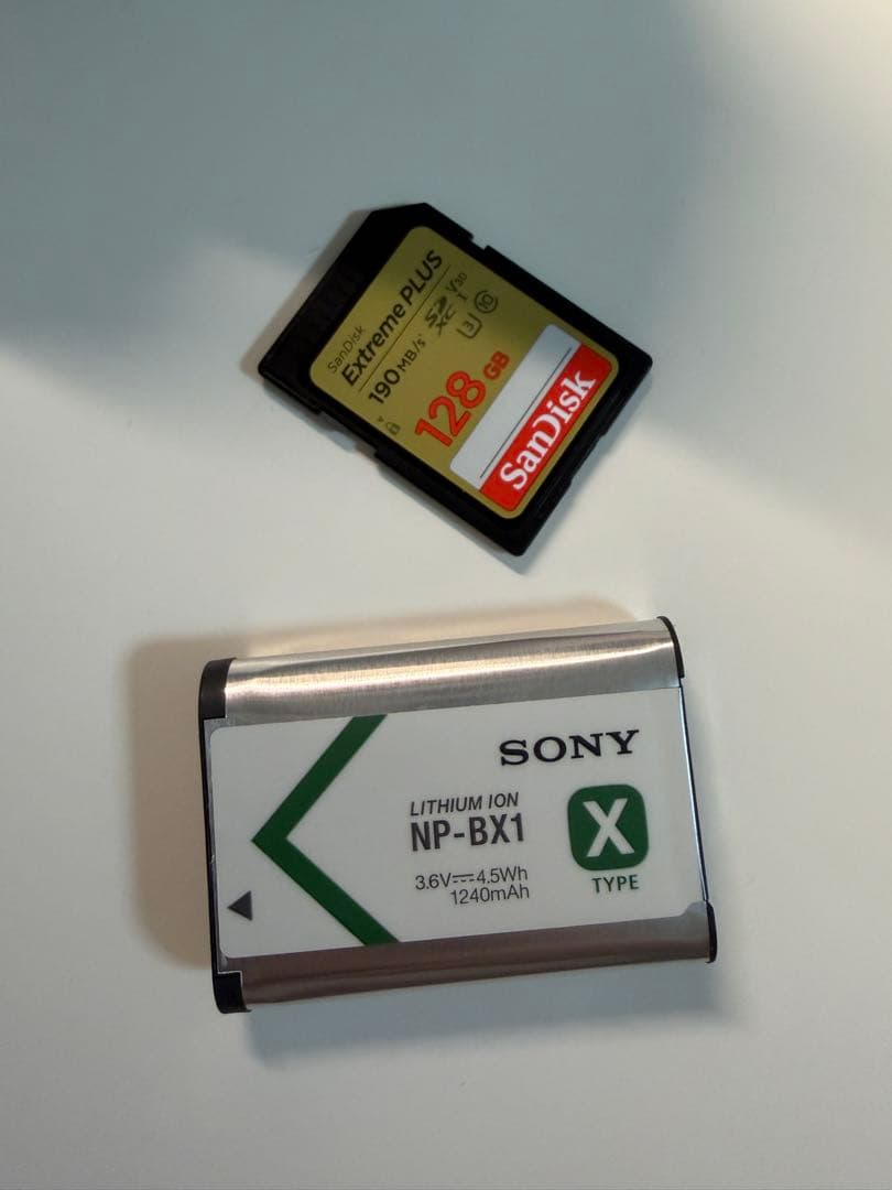 SONY ZV-1ホワイト128GB SDカード付 美品