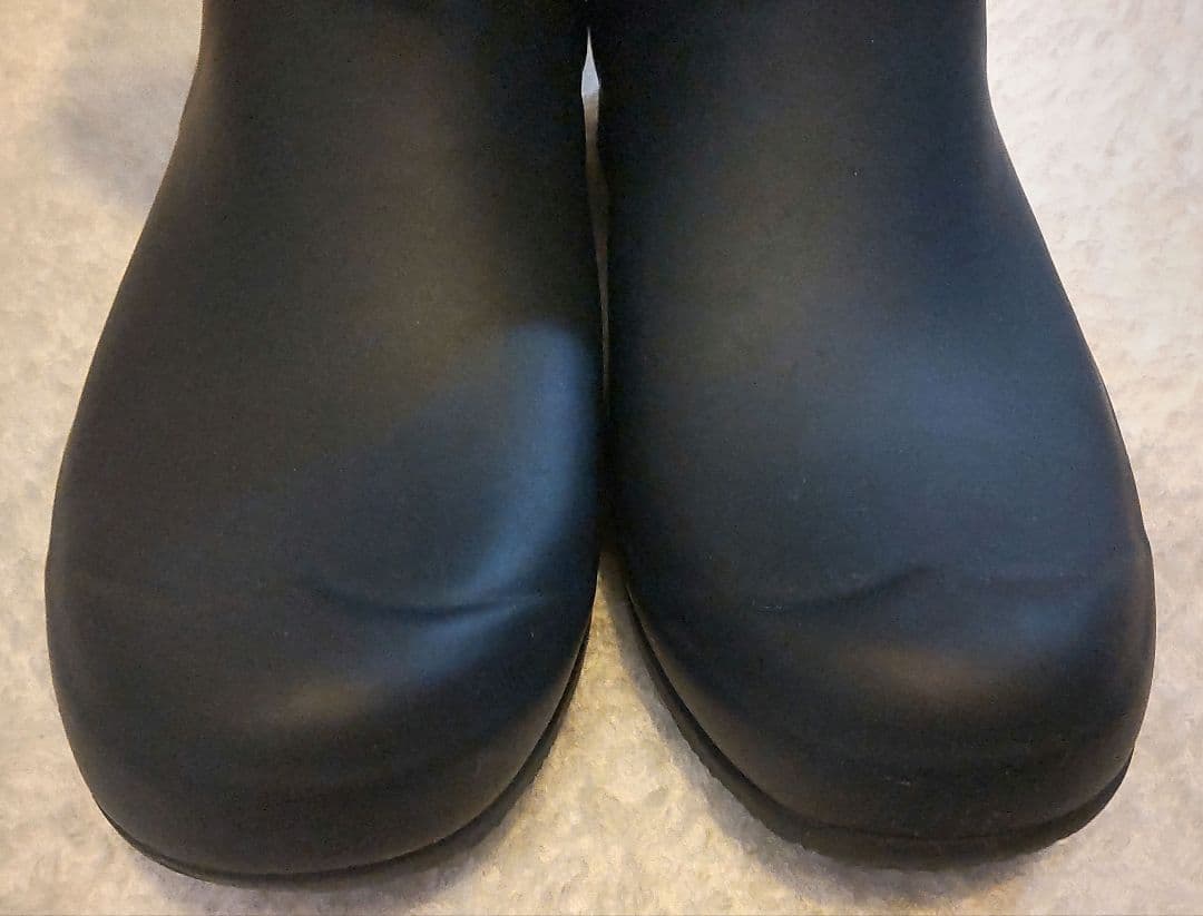 Hunter ハンター レインブーツ ネイビー紺UK6US8 24.5㎝雨靴長靴