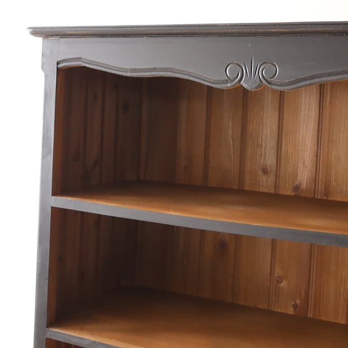 【blue gray】ブラック フレンチキャビネット