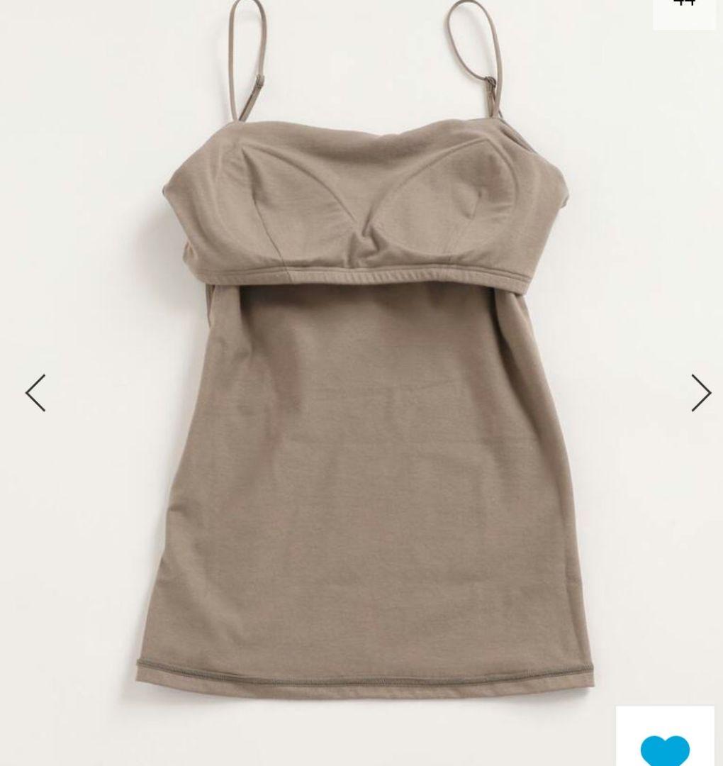 EMILY WEEK オーガニックコットン混ストレッチブラキャミソール