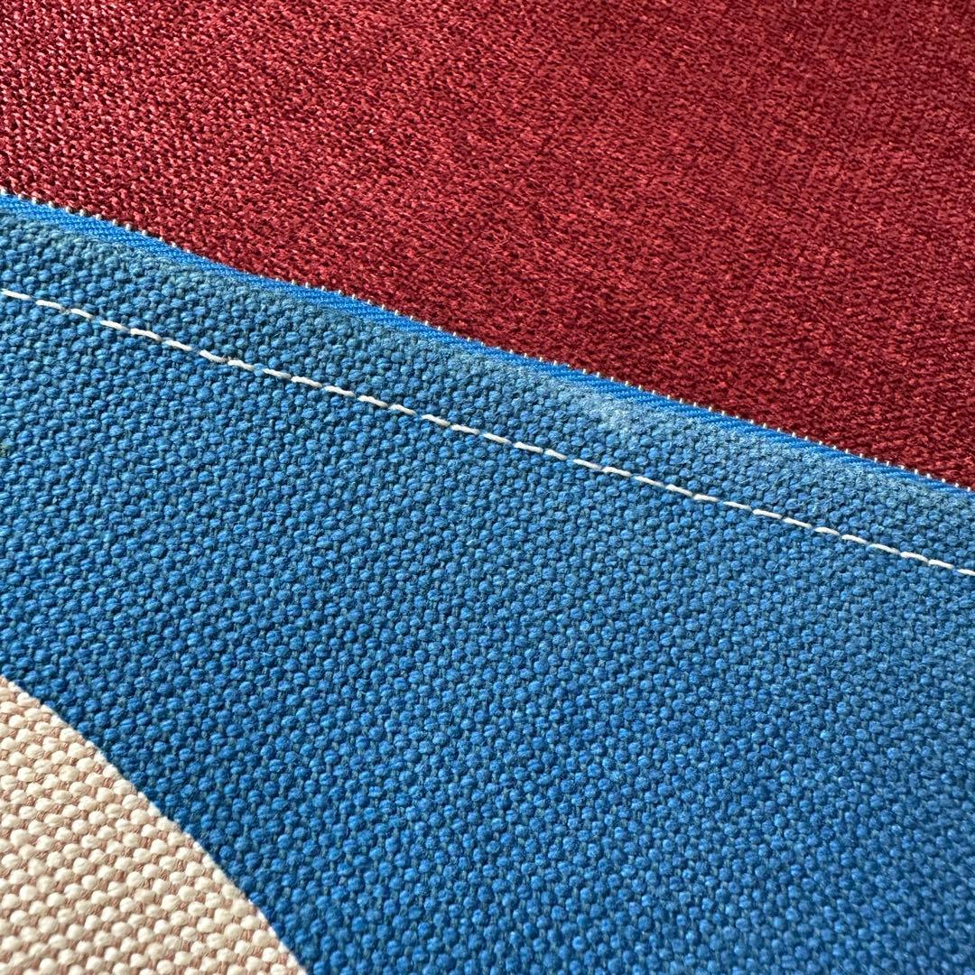 エルメス シェーヌダンクル ポーチ ベージュ ブルー