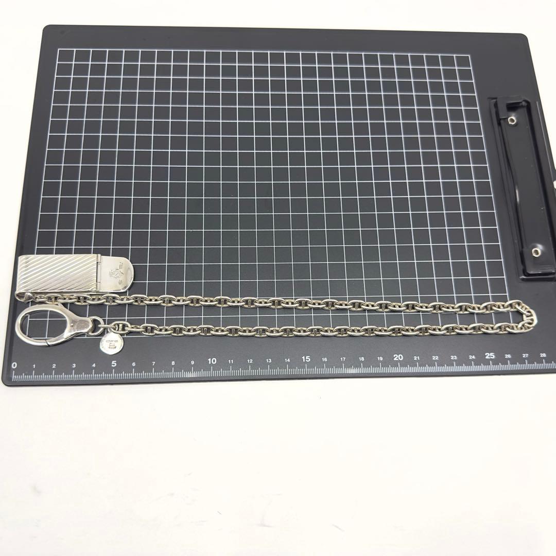 ★ベルフィオーレ★シルバー925★ウォレットチェーン★マネークリップ取外し可能★