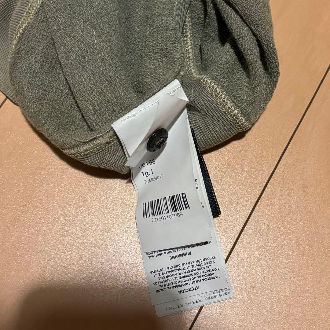 【美品・正規品】Stone  スウェット Lオリーブ　カーキ