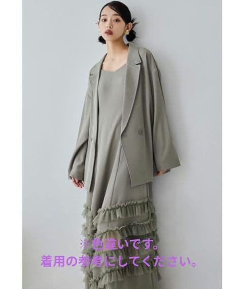 niana トランスペアレントヘムセットアップドレス 2点セット