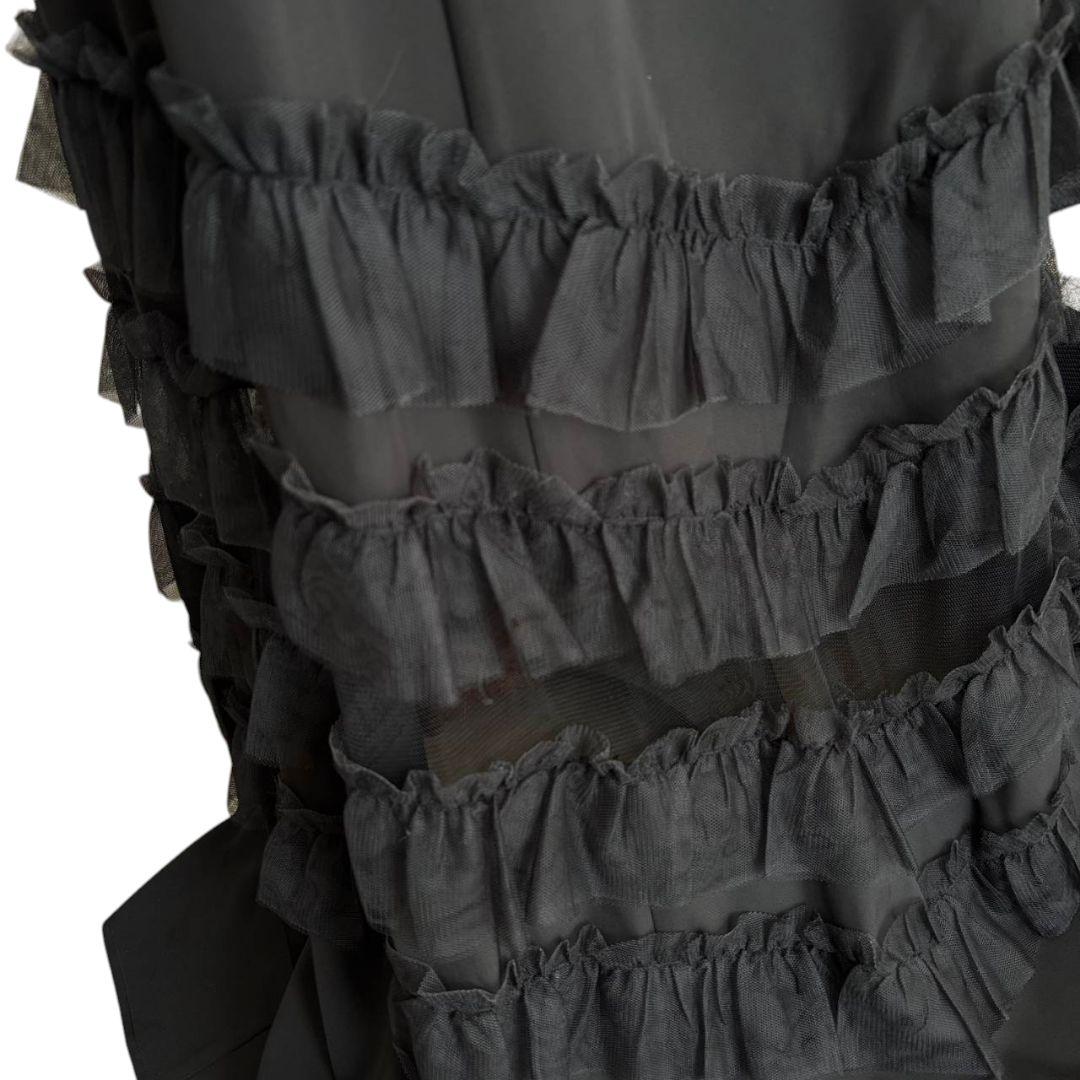 niana トランスペアレントヘムセットアップドレス 2点セット