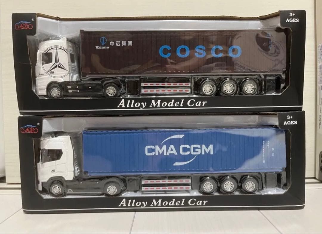 映画大好きさん用《箱付新品》 1:50 アクトロス スカニア トレーラー セット