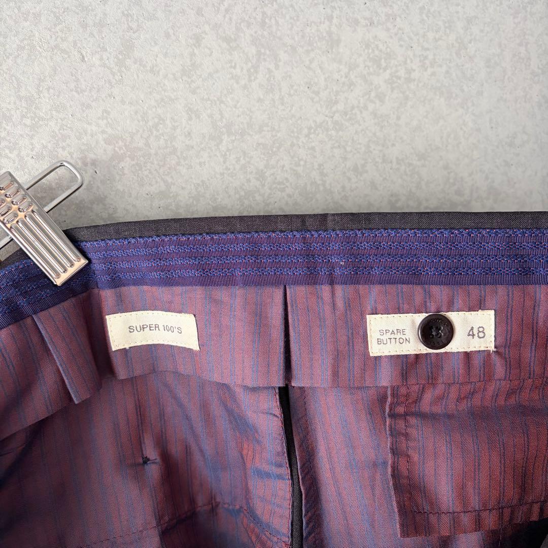 i*i様 INCOTEX 1NT035 35型 ノープリーツスラックス チャコー