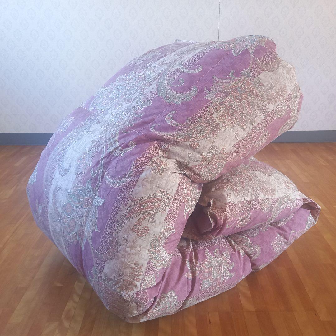 羽毛布団 増量 SDGS リフレッシュ羽毛 高密度生地 清潔 安心 日本製A⑧