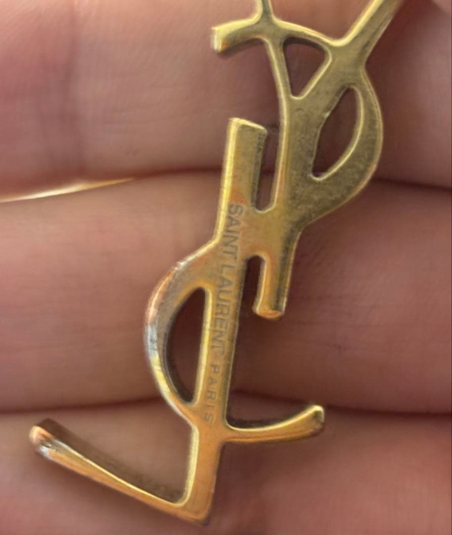 B*n様 片耳ピアスイブサンローランカサンドラピアス ゴールド