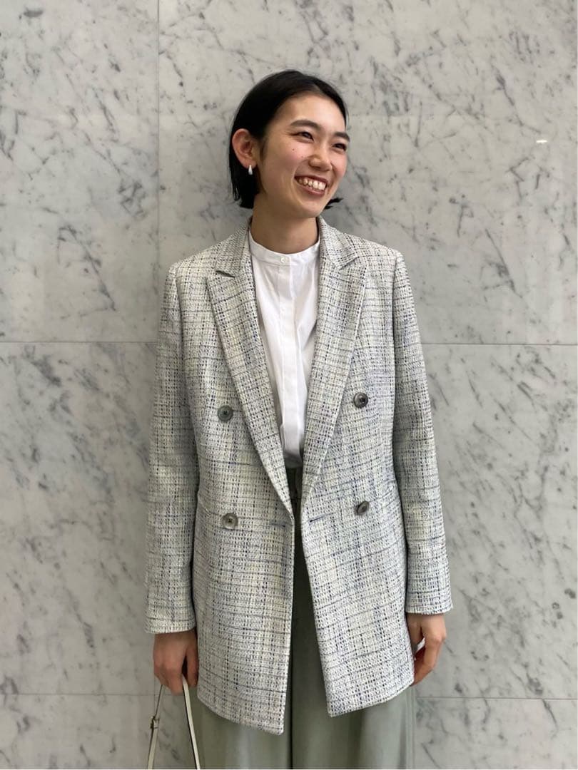 トゥモローランドTOMORROWLANDファンシーテープダブルブレストジャケット