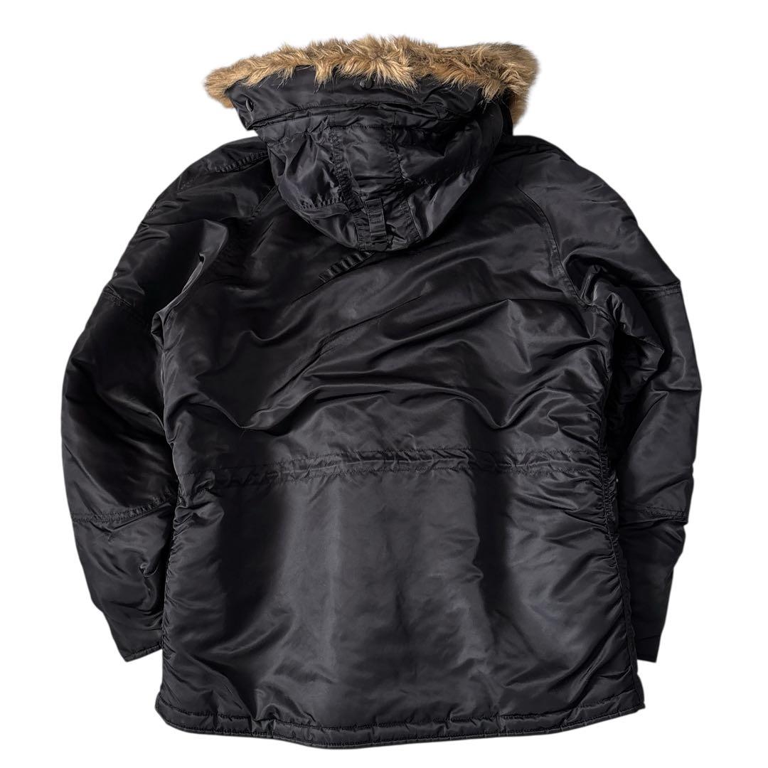 ⭐️美品アルファインダストリーズN-3B　フライトジャケットXLミリタリーブラック