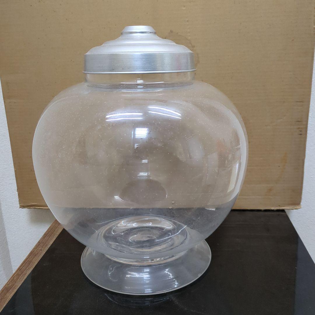 ガラス製保存容器 大容量 金属蓋付き