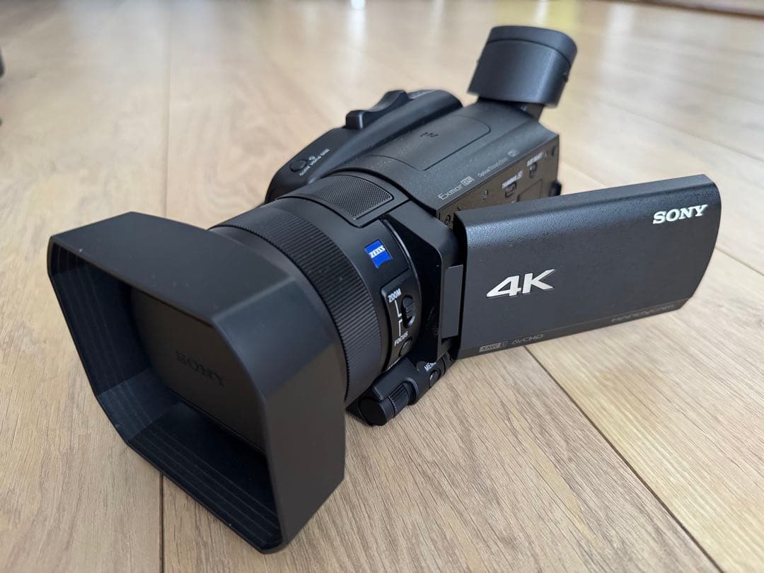 （海外版）FDR-AX700 SONY 4K ビデオカメラ 本体（箱無し）