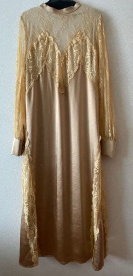 スーツ・フォーマル・ドレス AMERI UND LACE TRIMMING DRESS