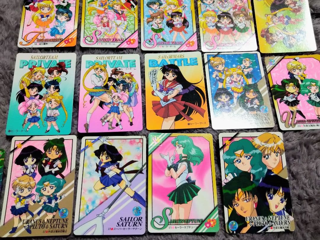 セーラームーン トレーディングカード27枚セット