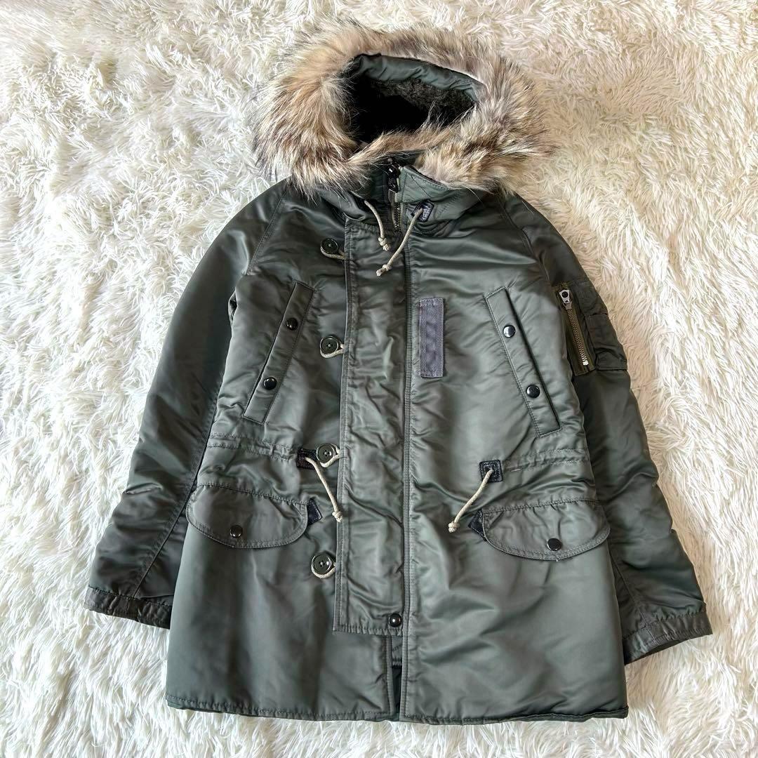 新品未使用　ザシンゾーンTHE SHINZONE N3Bミリタリーコート　ファー