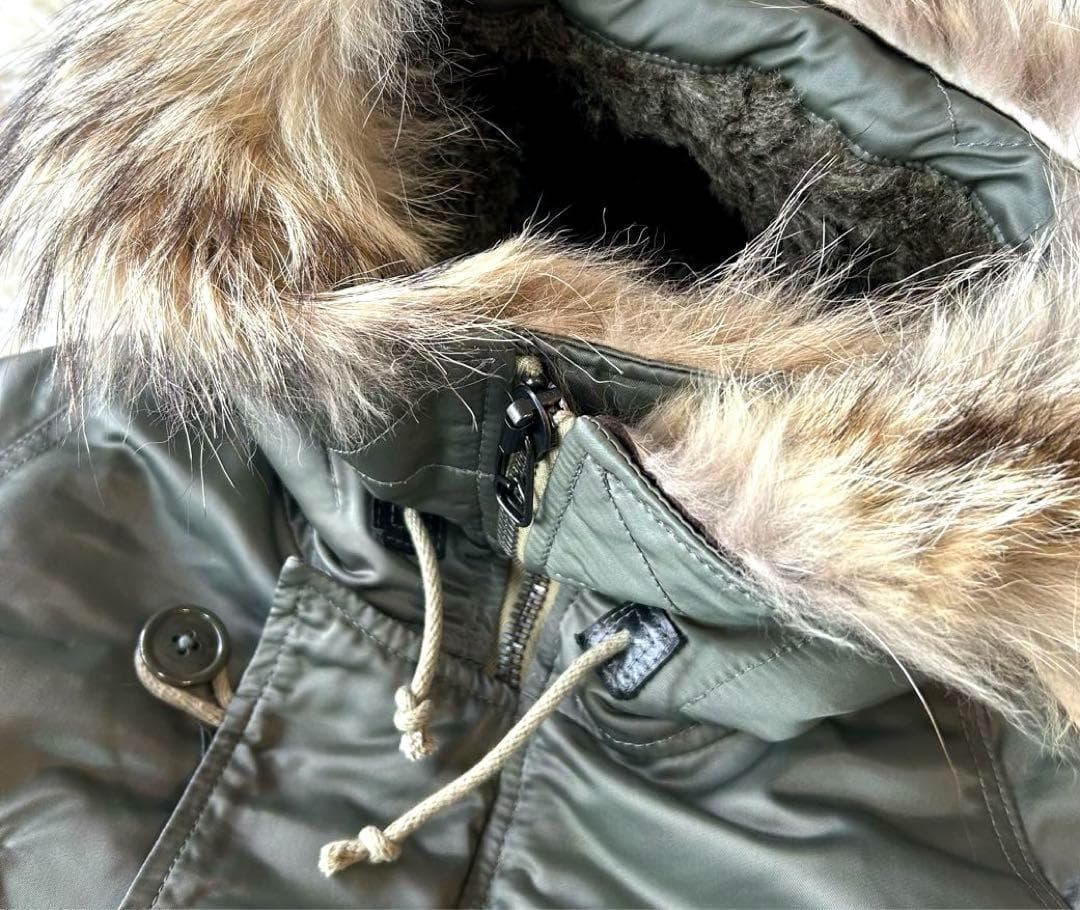 新品未使用　ザシンゾーンTHE SHINZONE N3Bミリタリーコート　ファー