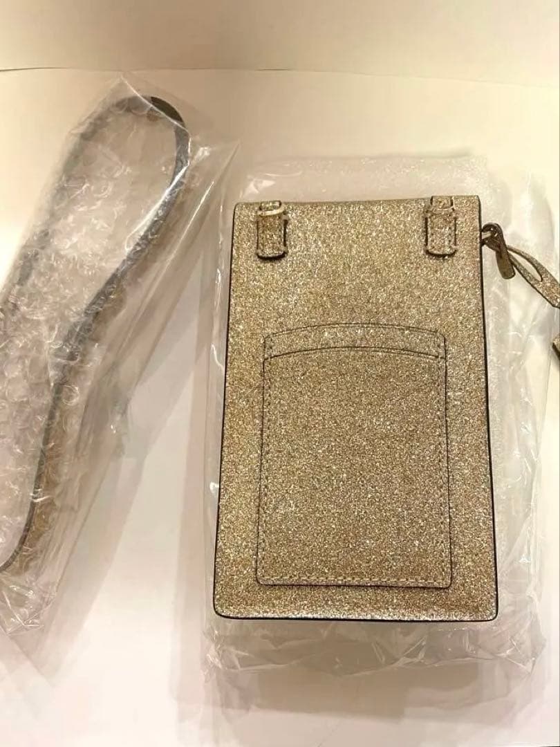 ケイトスペード♠️ ゴールド スマホショルダーバッグ　フォンクロスボディ