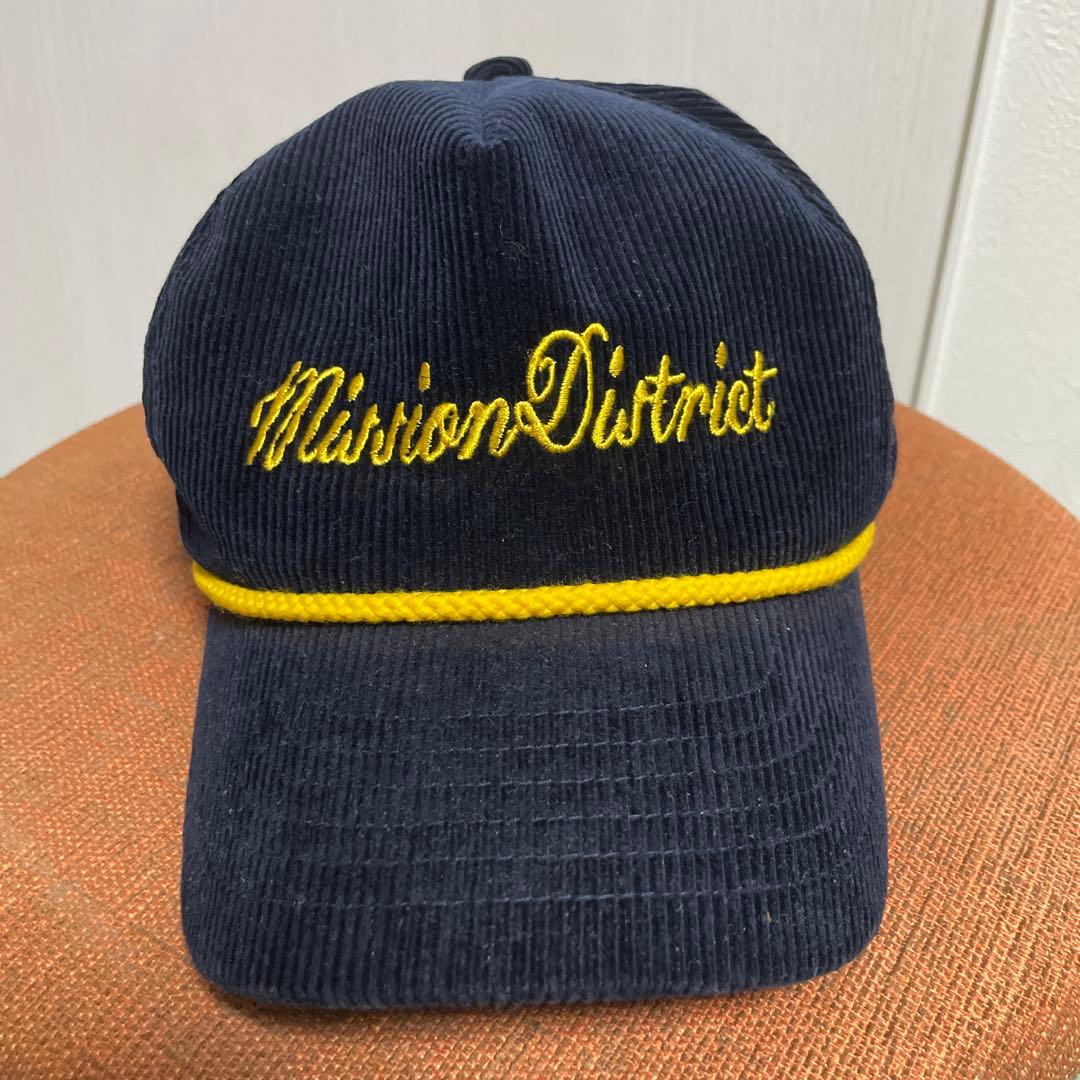 が*く様 入手困難！mission district！コーデュロイキャップ！