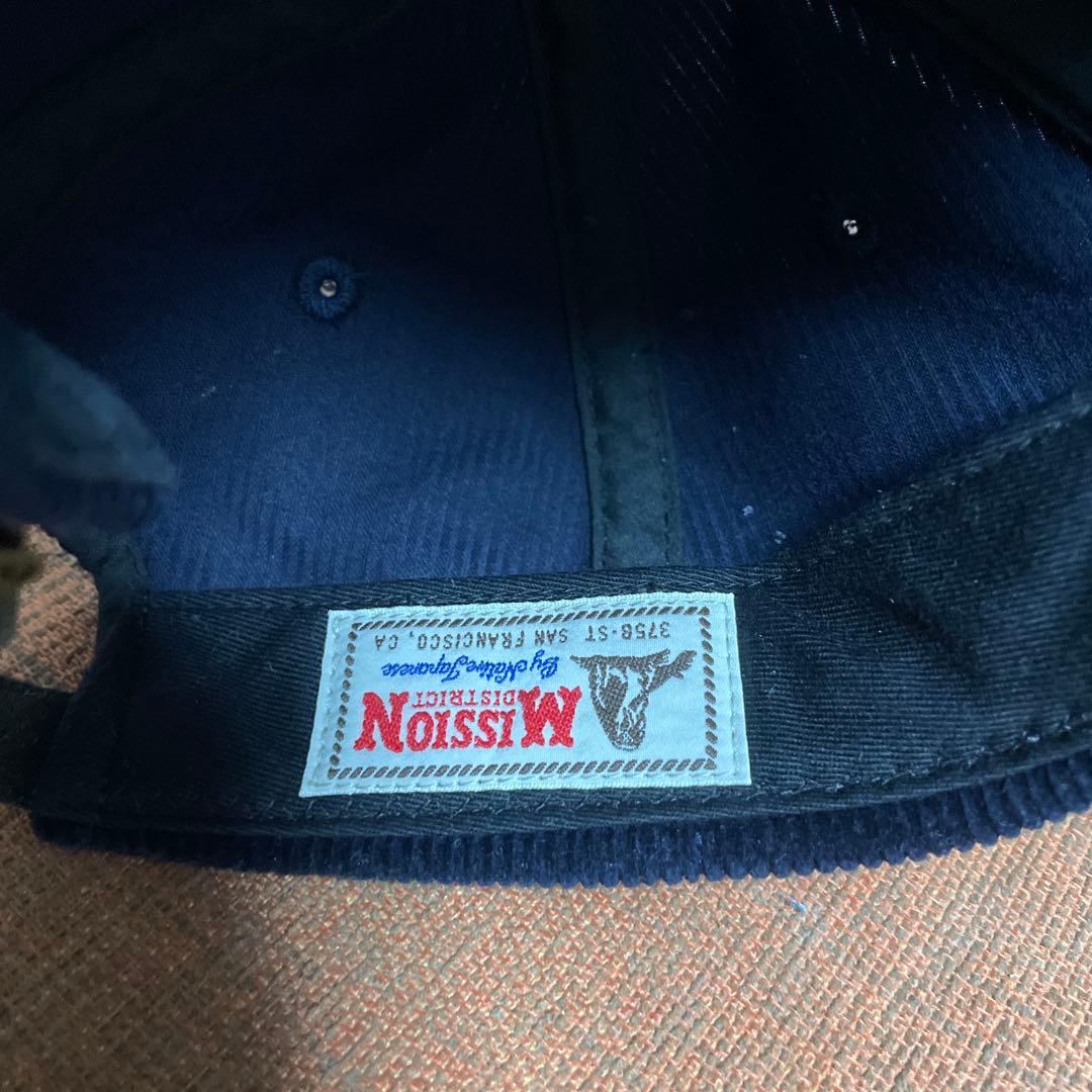 が*く様 入手困難！mission district！コーデュロイキャップ！