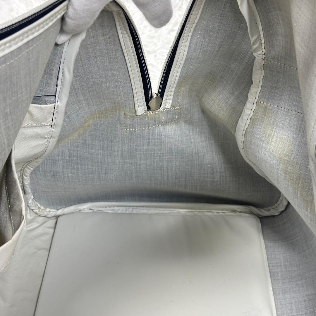 超希少 90s【old adidas】エナメル ボストンバッグ トレフォイル