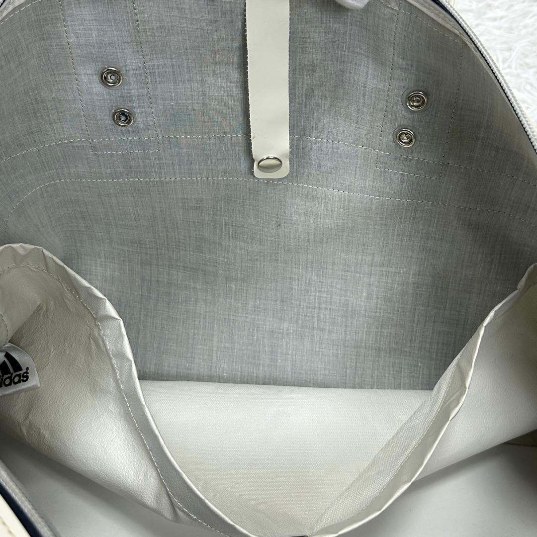 超希少 90s【old adidas】エナメル ボストンバッグ トレフォイル