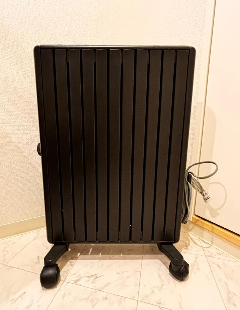 DeLonghi MDH15PB オイルヒーター 1500W ブラック