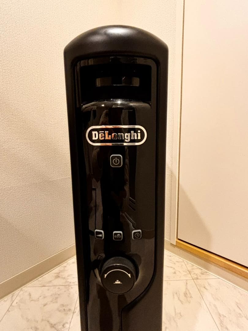 DeLonghi MDH15PB オイルヒーター 1500W ブラック