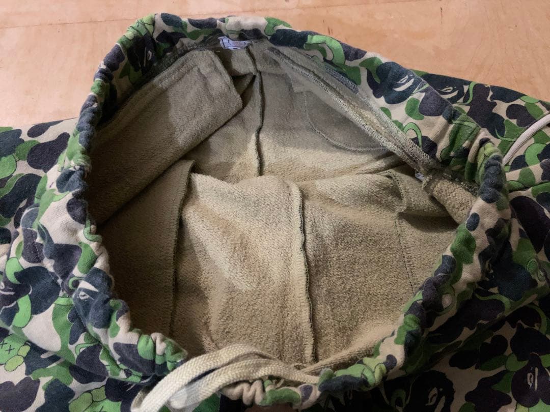 A BATHING APE 猿迷彩スウェットショートパンツ XL