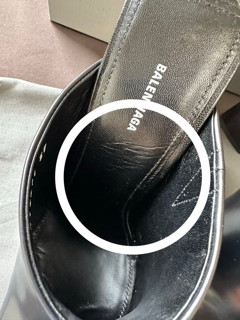 BALENCIAGA ブラック ミュール 37