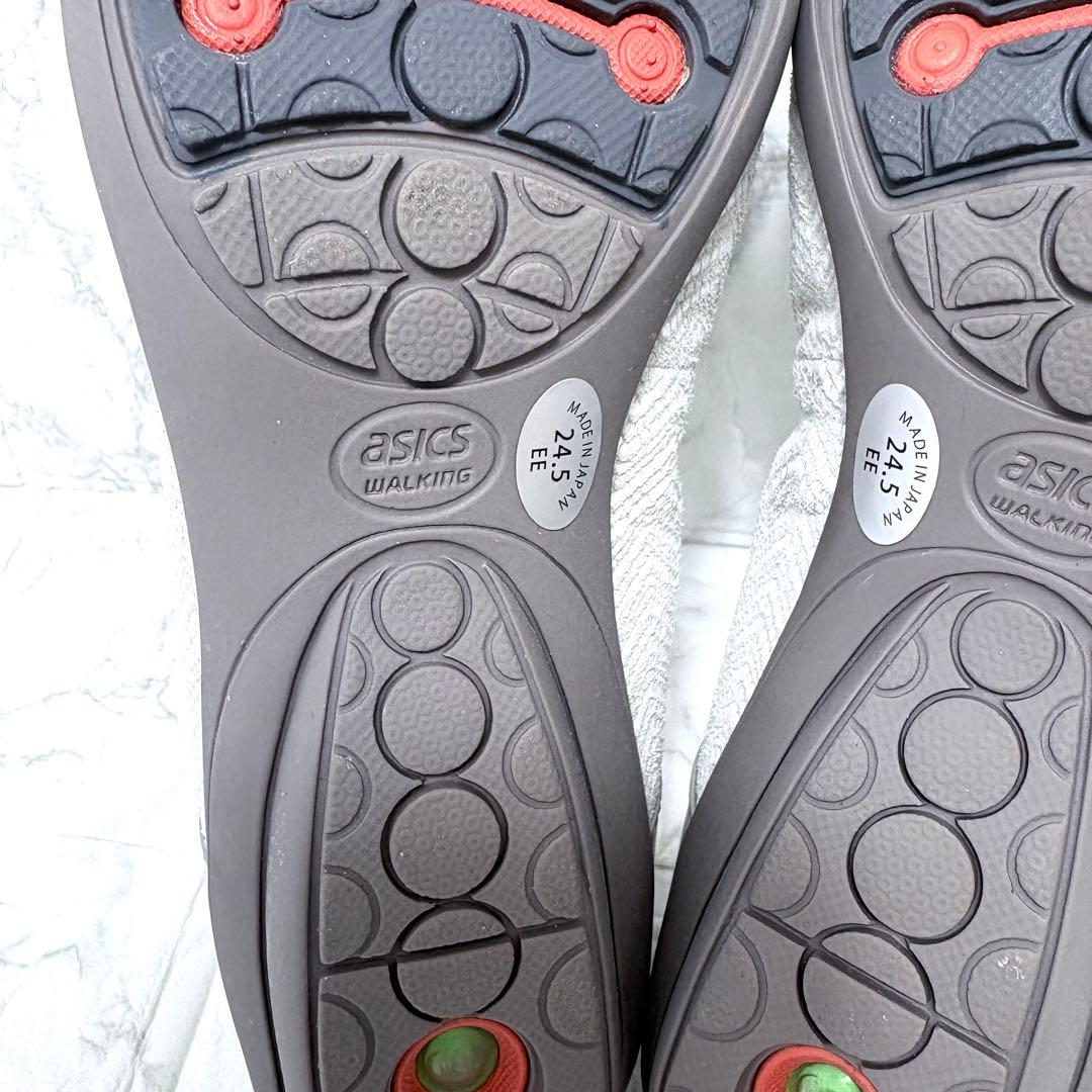 試着のみ極美品asics WALKING pedala フラットシューズ リボン