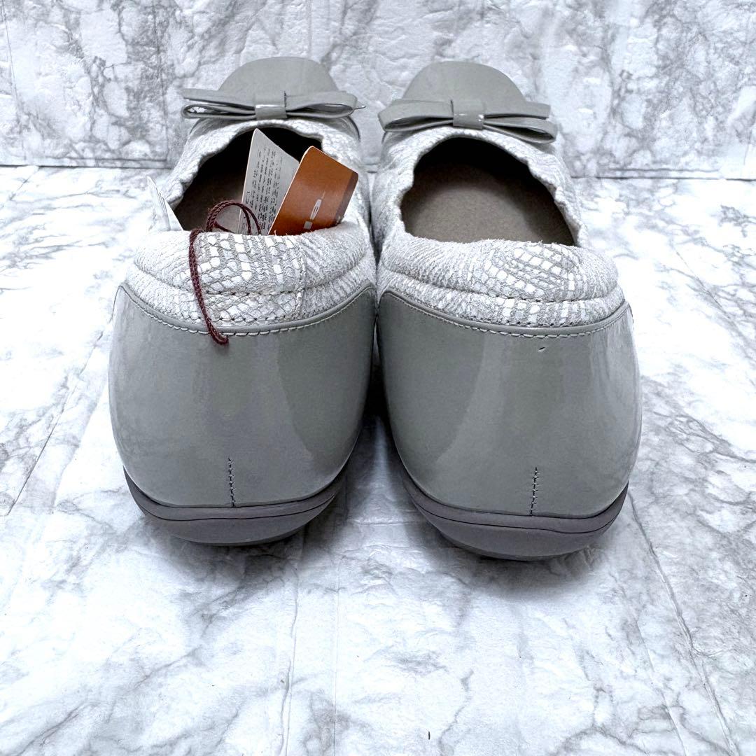 試着のみ極美品asics WALKING pedala フラットシューズ リボン