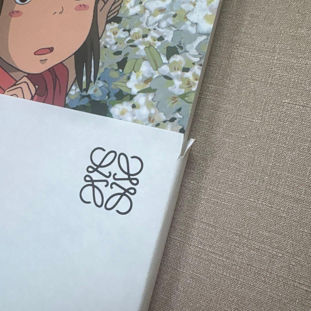 ロエベ LOEWE ジブリ 千尋　ノート 袋　湯札　リボン　千と千尋　ノベルティ