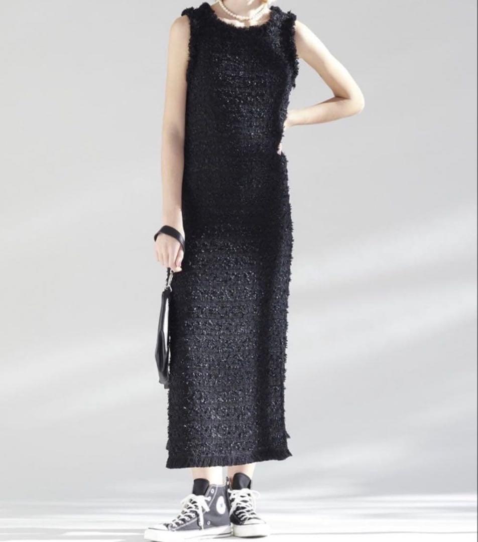 新品　THIRD MAGAZINEサードマガジン　ツイードワンピース　ジゼル掲載