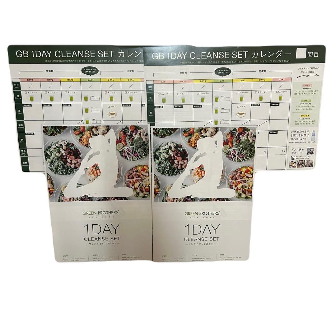 【新品】2セット分 ワンデイクレンズ ファスティング グリーンブラザーズ