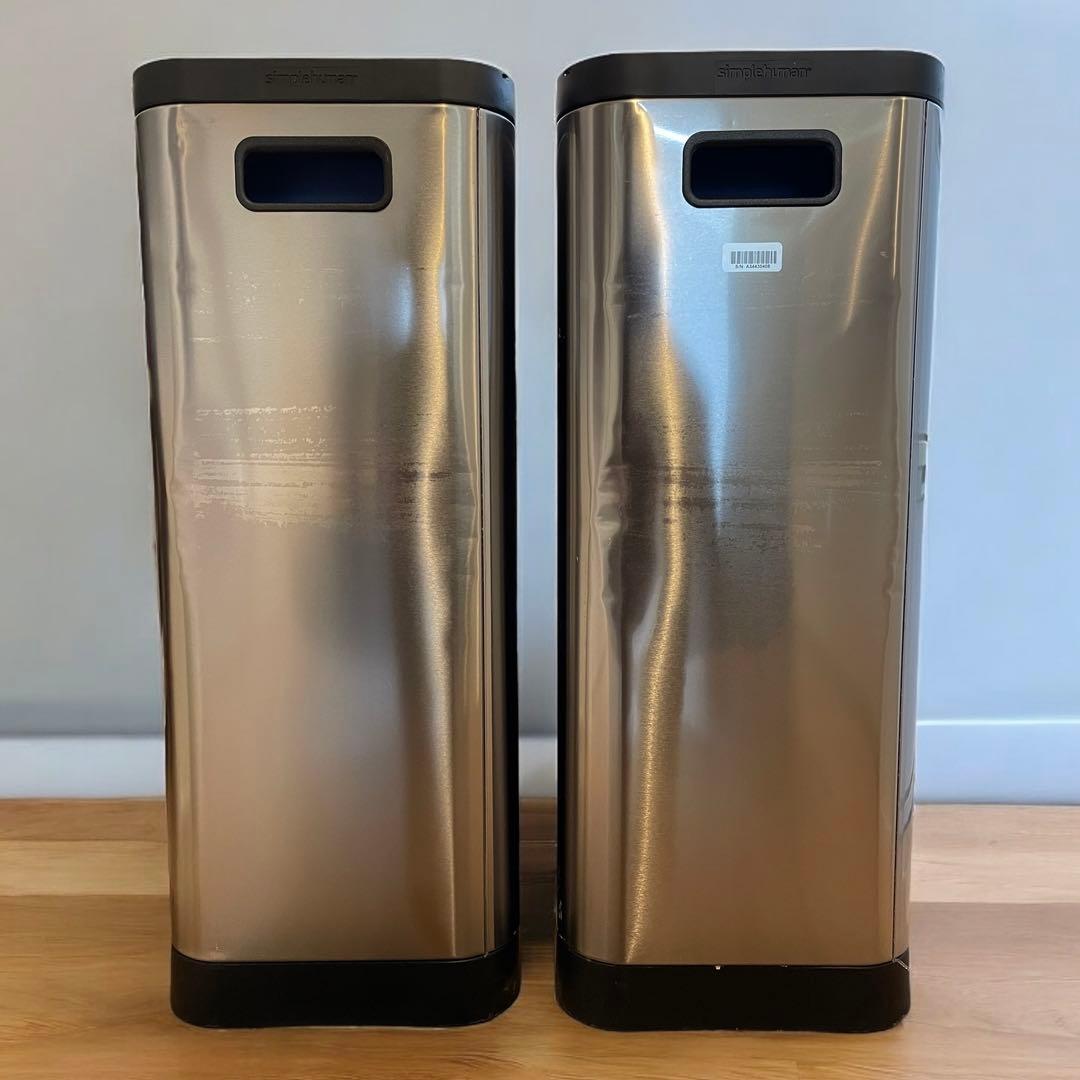 シンプルヒューマン　バタフライステップカン　ゴミ箱　30L 2個セット