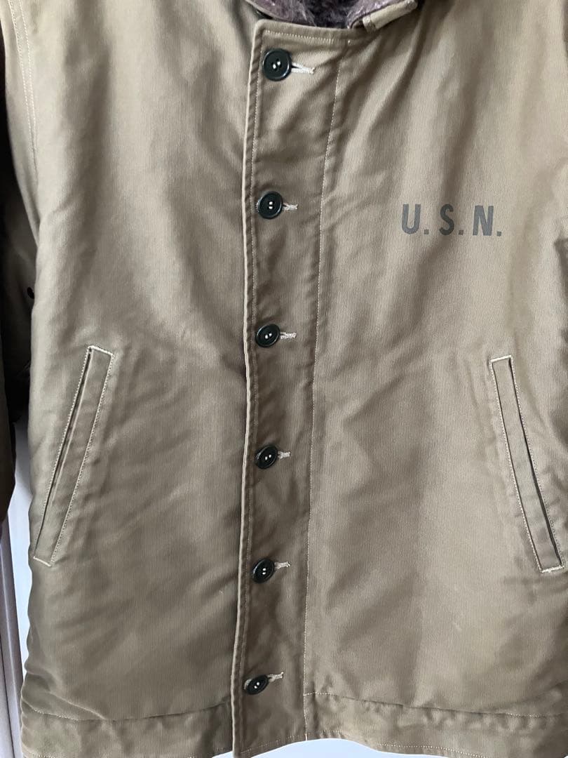 PHERROWS U.S.N. カーキ ミリタリージャケット