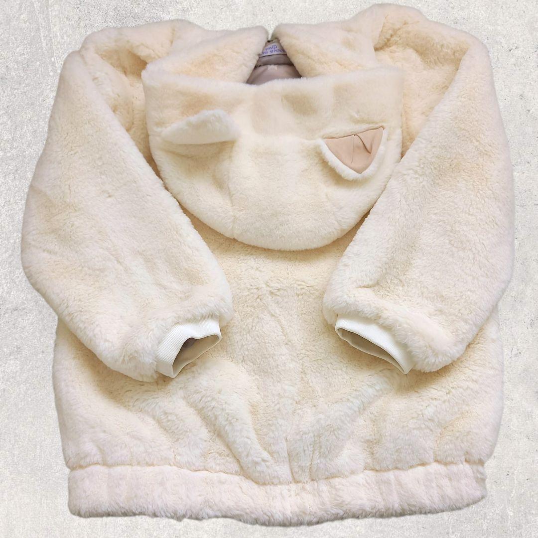 専用⭐美品　アナスイ ミニ 猫耳付き ふわふわジャケット　白