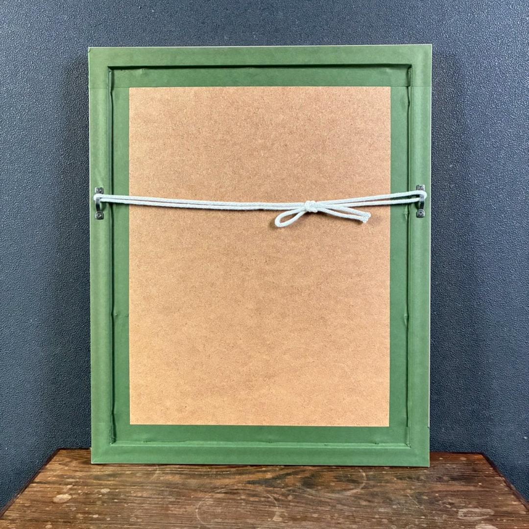 美品 藤城清治「日本の愛唄歌3月 朧月夜」レフグラフ 直筆サイン入 楽譜付