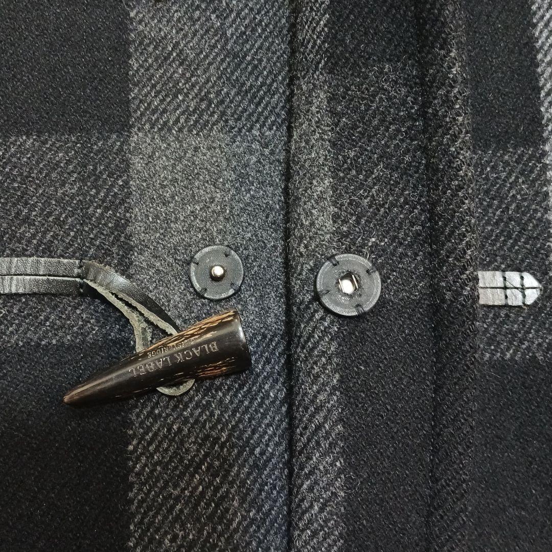 ✨未使用級✨2023✨ブラックレーベル　トーナルCBチェックダッフルコート　M