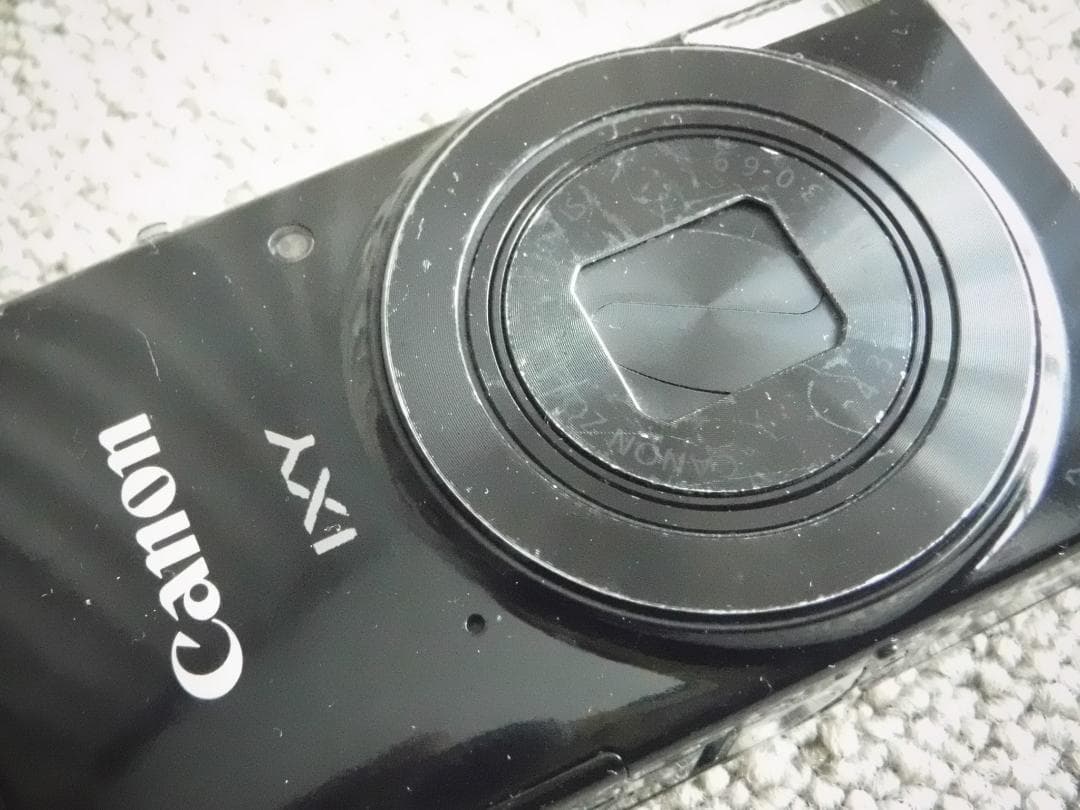 【難あり】CANON デジタルカメラ IXY 190 バッテリー付属 黒