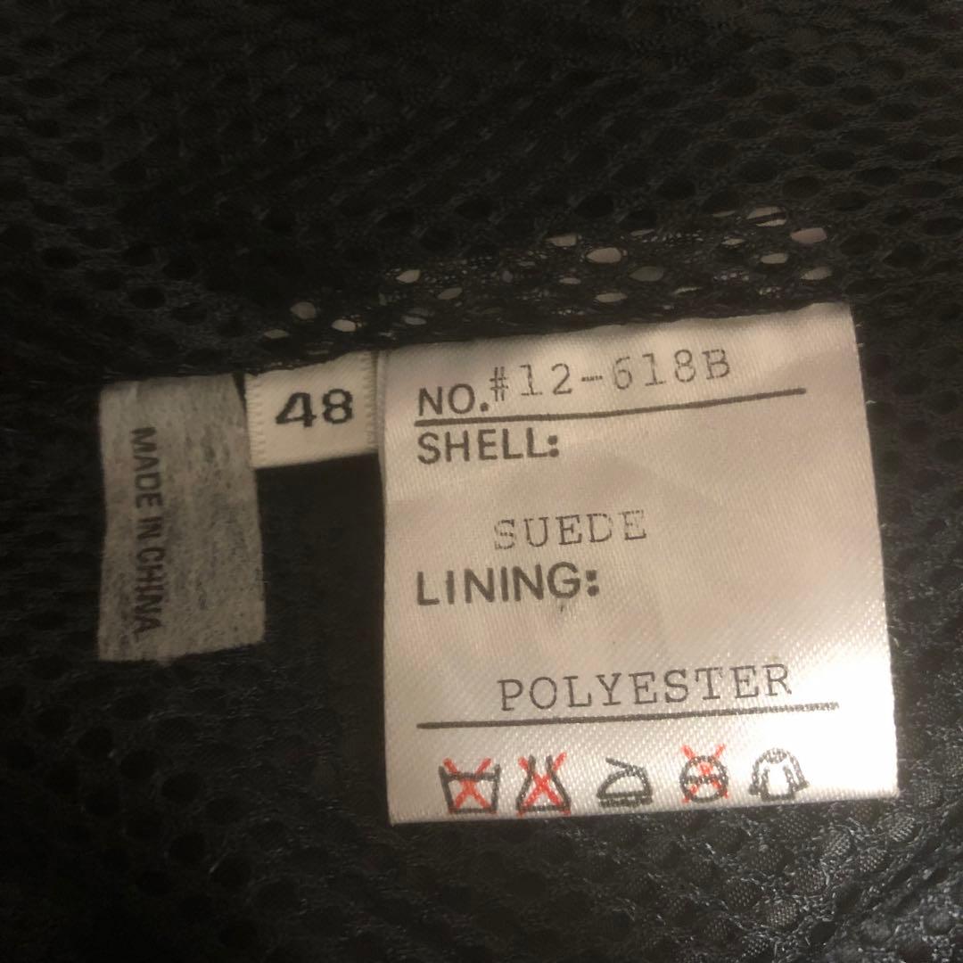 VIA NUOVA PELLE 3way レザーモッズコート　ワッペン　38