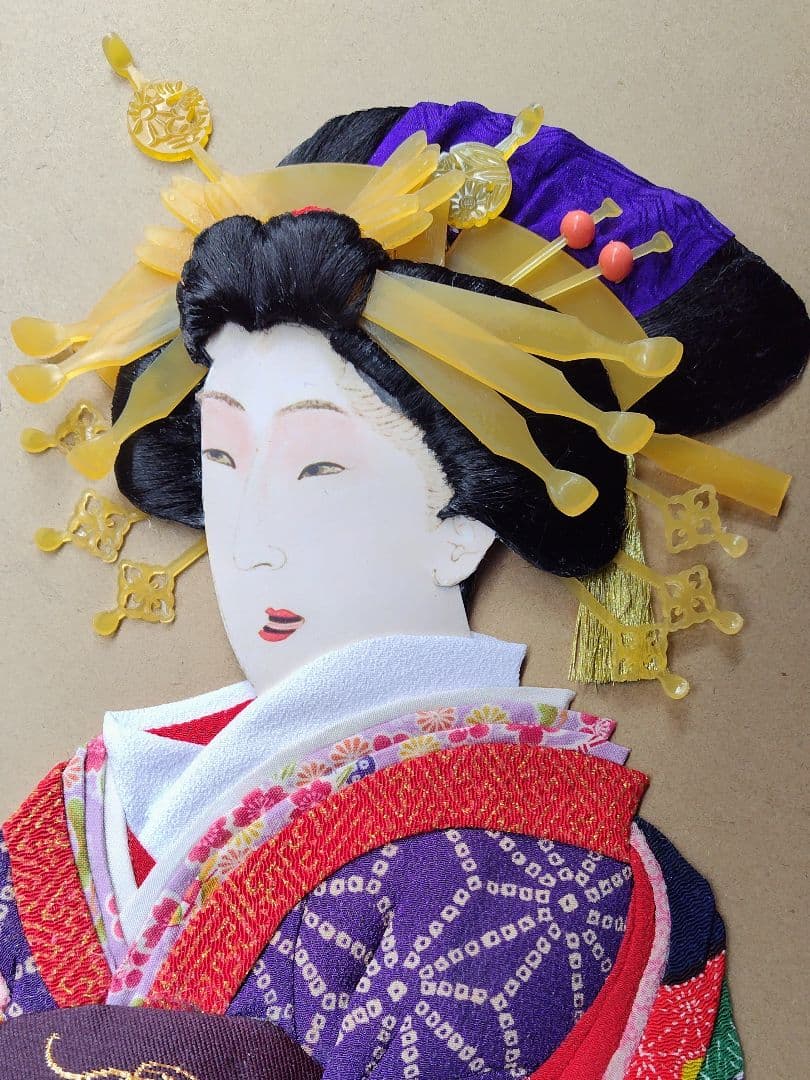 ◆押し絵 浮世絵の花魁