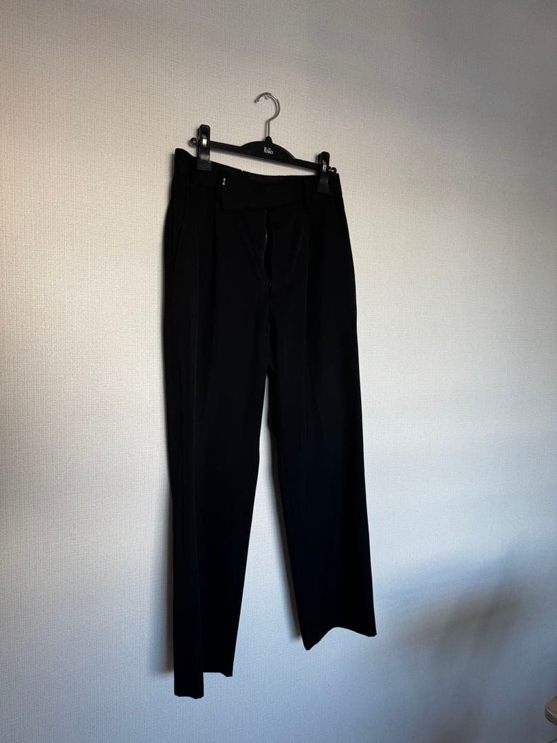 25SS RERACS THE SLACKS STRAIGHT ブラック46