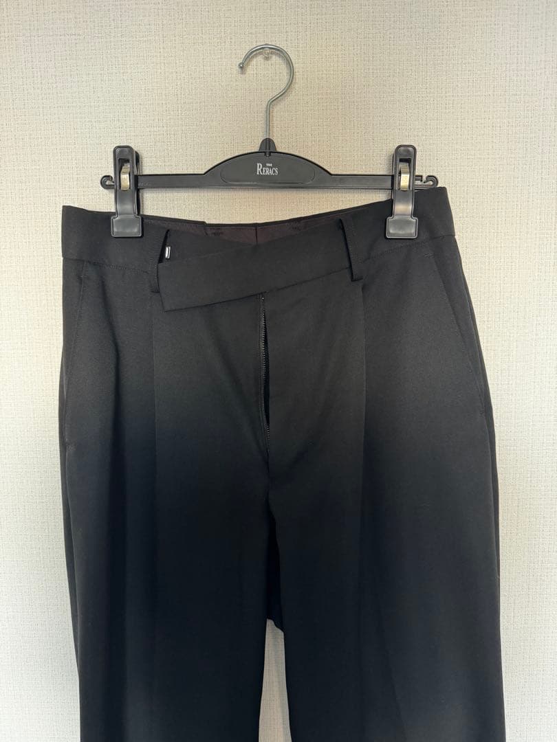 25SS RERACS THE SLACKS STRAIGHT ブラック46