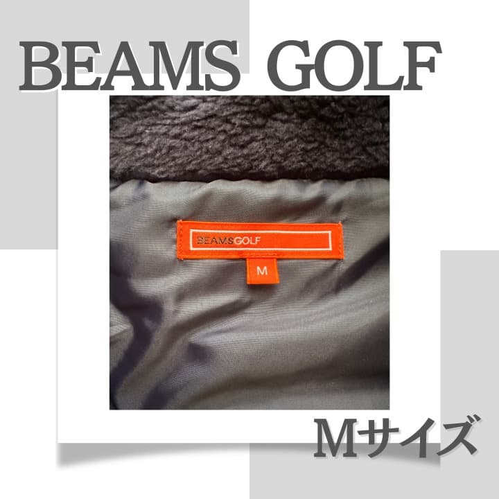 ＜着用1回のみ＞BEAMS GOLF 中綿 ワンピース ベスト Mサイズ 美品