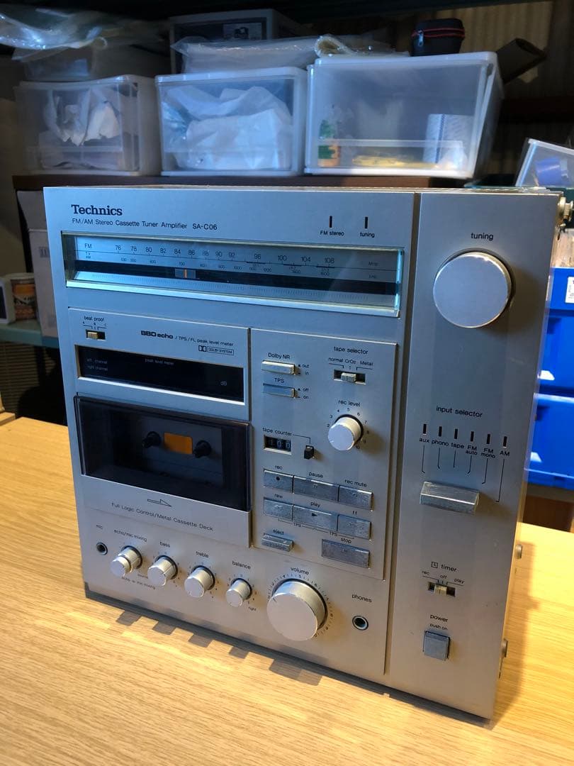Technics ラジカセ SA-C06 SB-F07 スピーカー　ジャンク