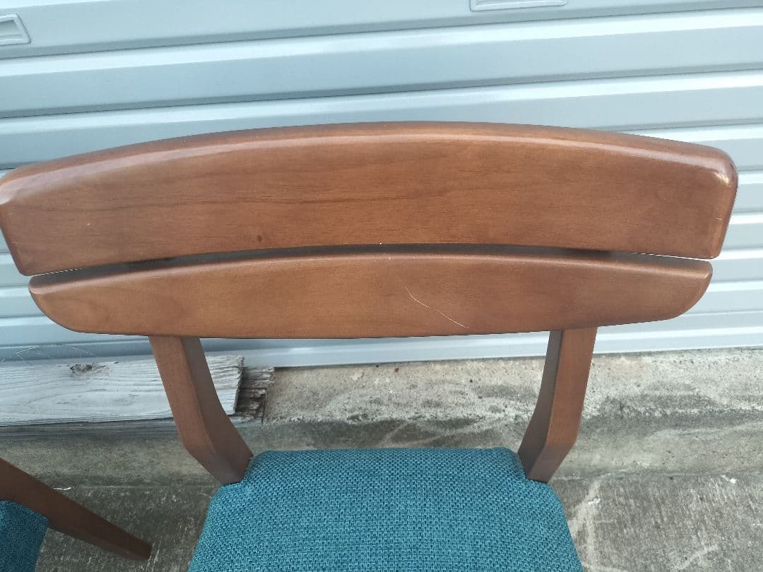 ニトリ NITORI アルナス ダイニングチェア グリーン 2脚セット