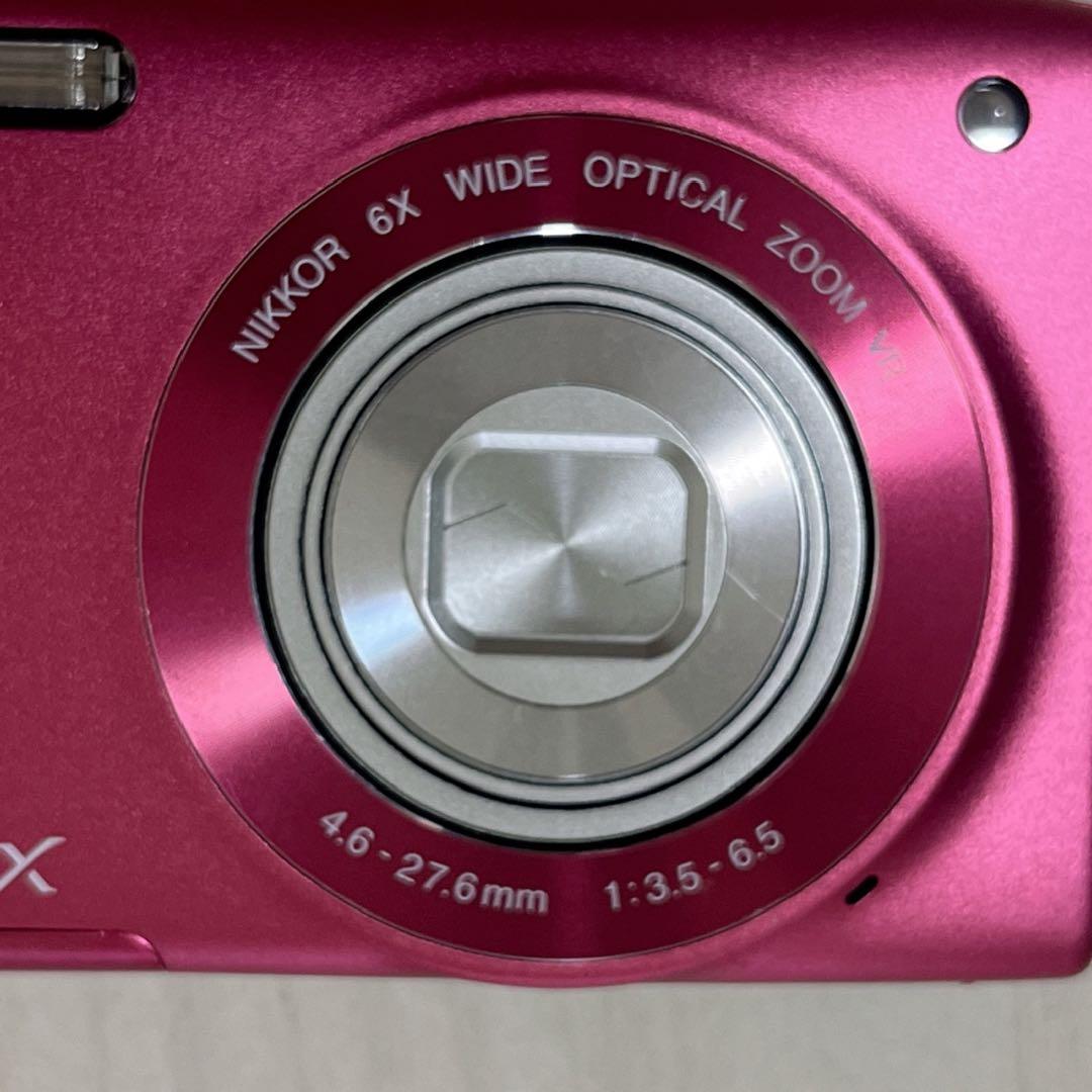 ニコン　Nikon COOLPIX S3300 ストロベリーピンク デジカメ